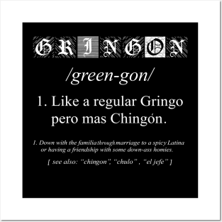 gringon Definition Like a regular Gringo funny Posters and Art